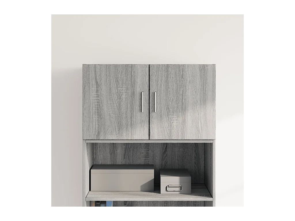 Armoire murale sonoma gris 70x42,5x40 cm bois d'ingénierie
