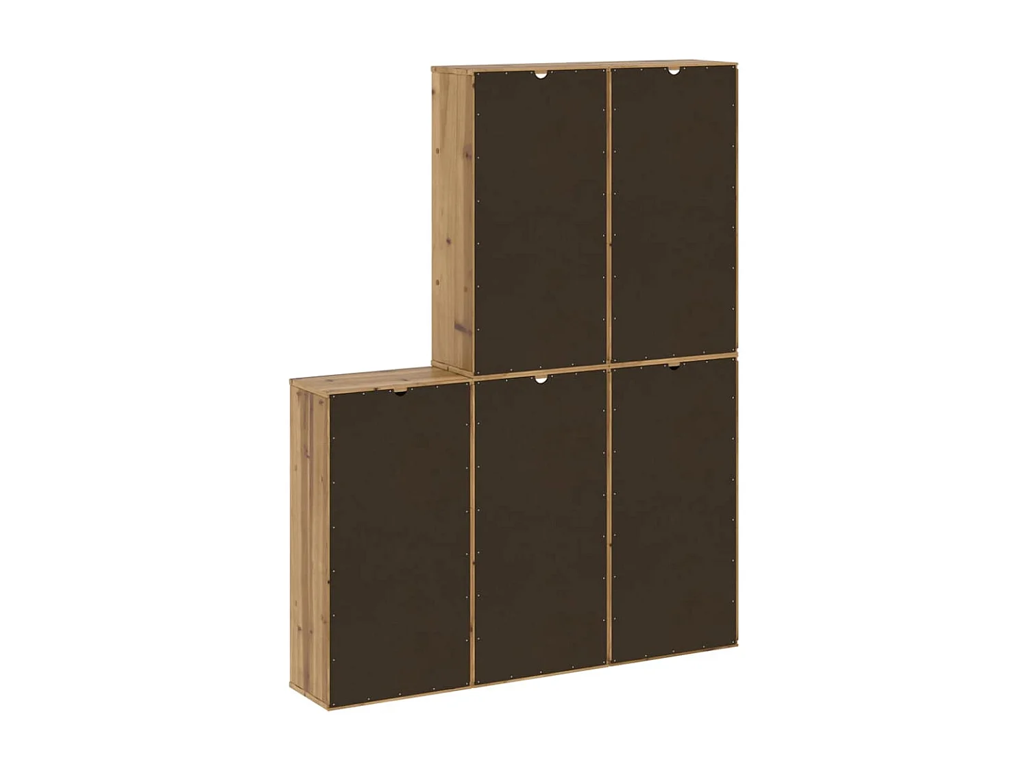 Armoires latérales 5 pcs ODDA 40x24x79 cm bois massif pin