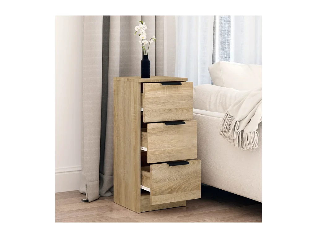 Buffet Chêne sonoma 30x30x70 cm Bois d'ingénierie