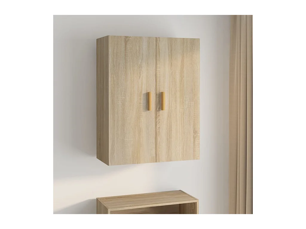 Armoire murale suspendue Chêne sonoma 69,5x34x90 cm