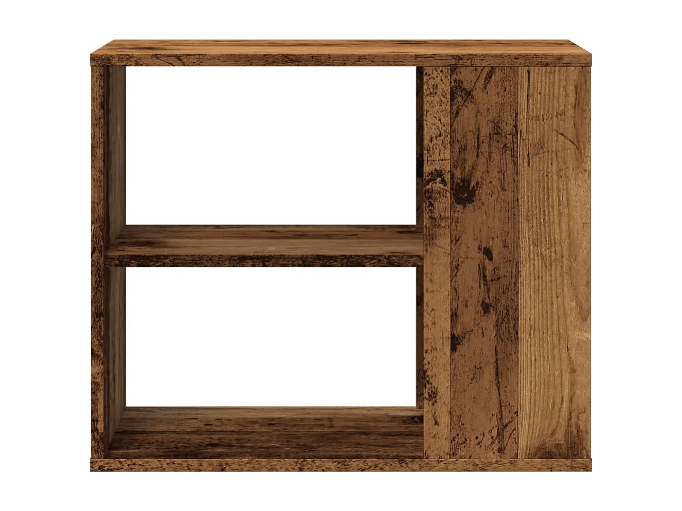 Mobiletto laterale in legno vecchio 60x30x50 cm in legno composito
