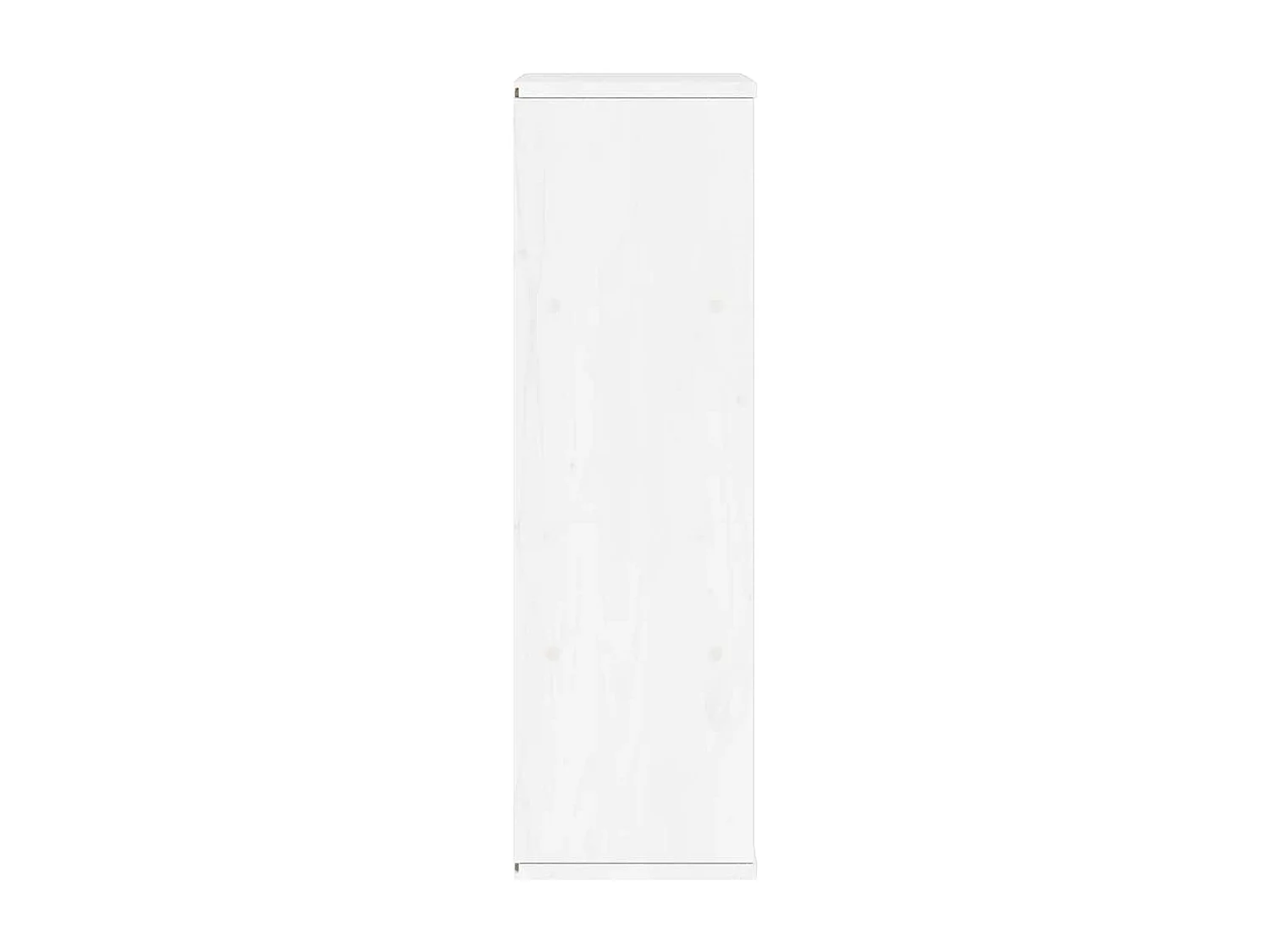 Armoire latérale ODDA blanc 40x24x79 cm bois massif pin