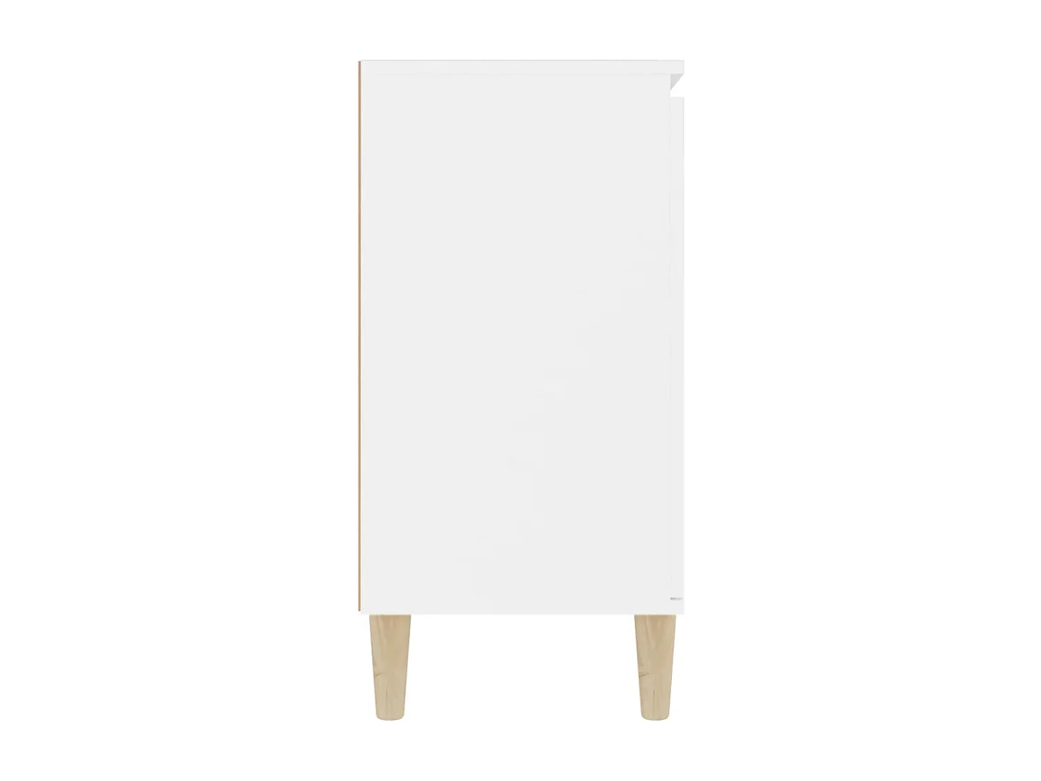 Buffet blanc 101x35x70 cm bois d'ingénierie