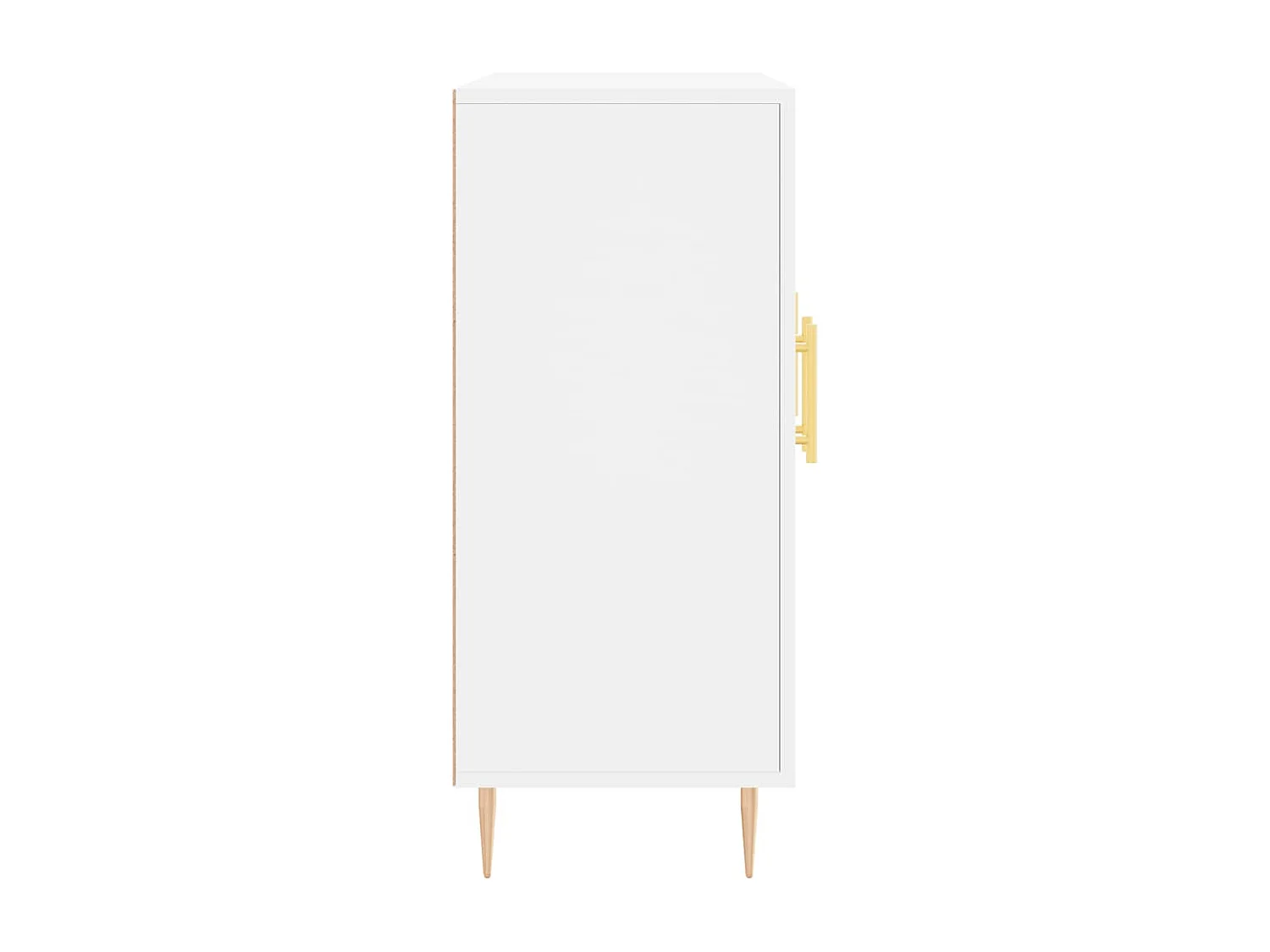 Buffet blanc 90x34x80 cm bois d'ingénierie