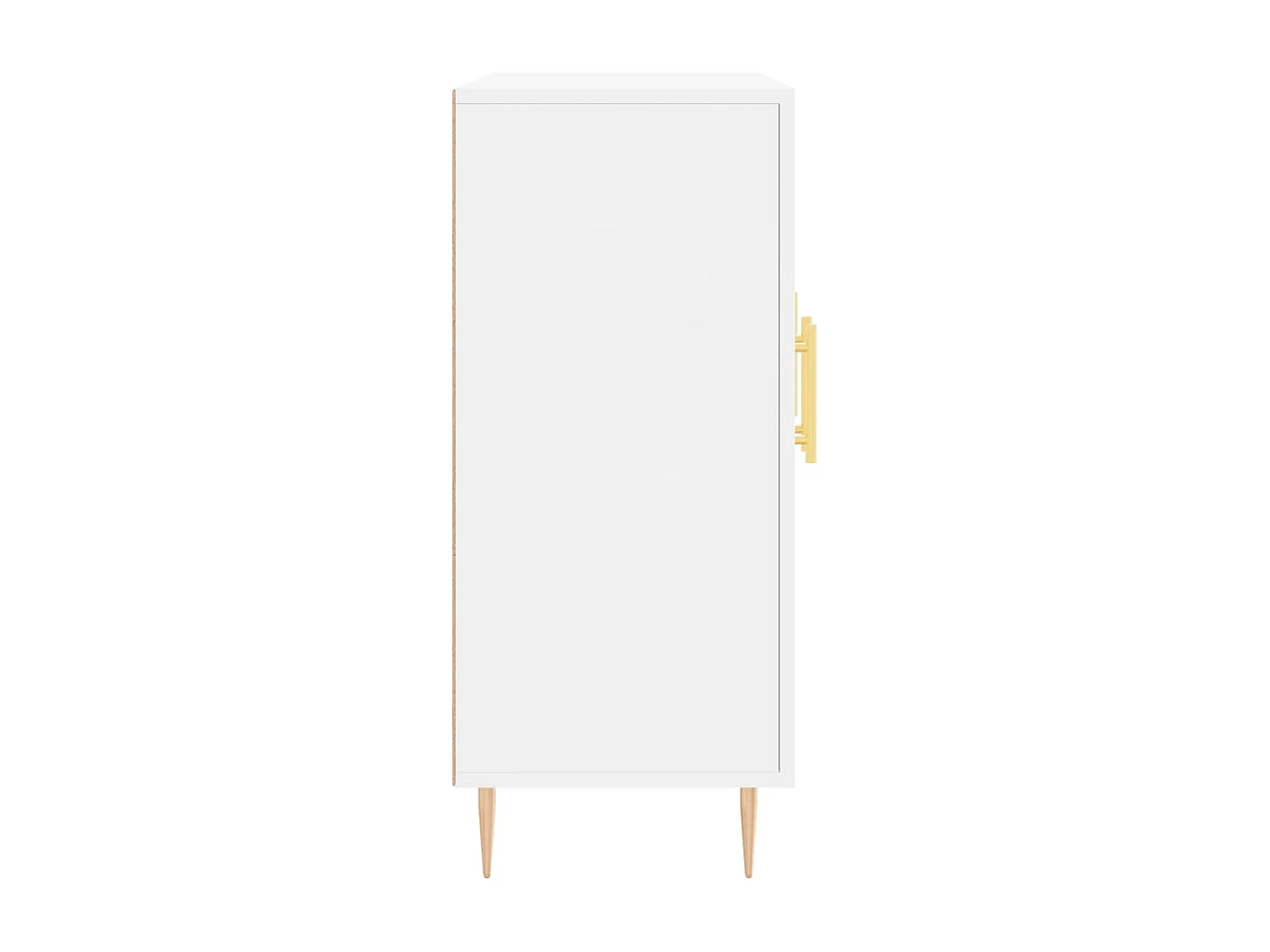 Buffet blanc 90x34x80 cm bois d'ingénierie