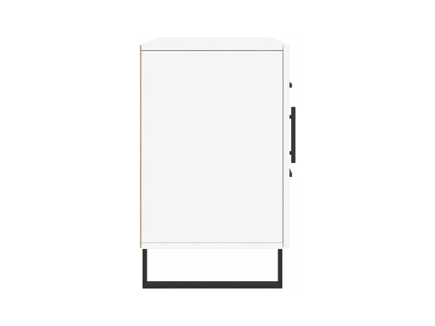 Buffet blanc 100x36x60 cm bois d'ingénierie