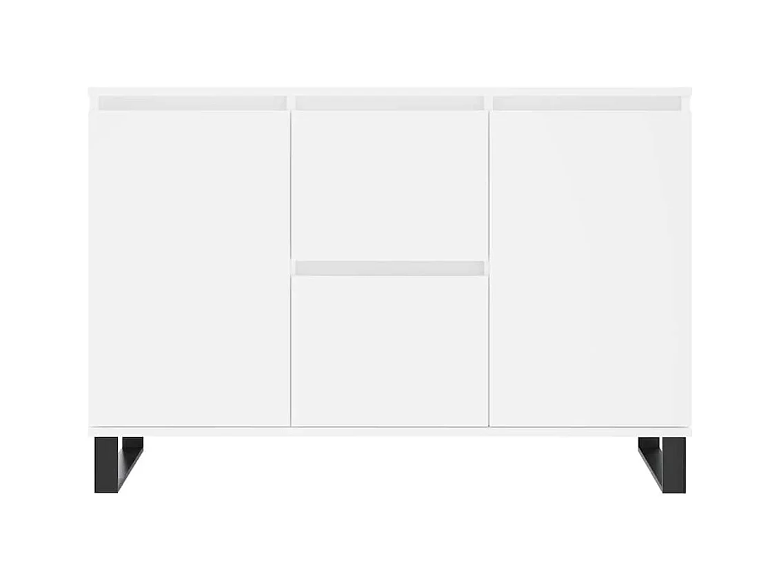 Buffet blanc 104x35x70 cm bois d'ingénierie