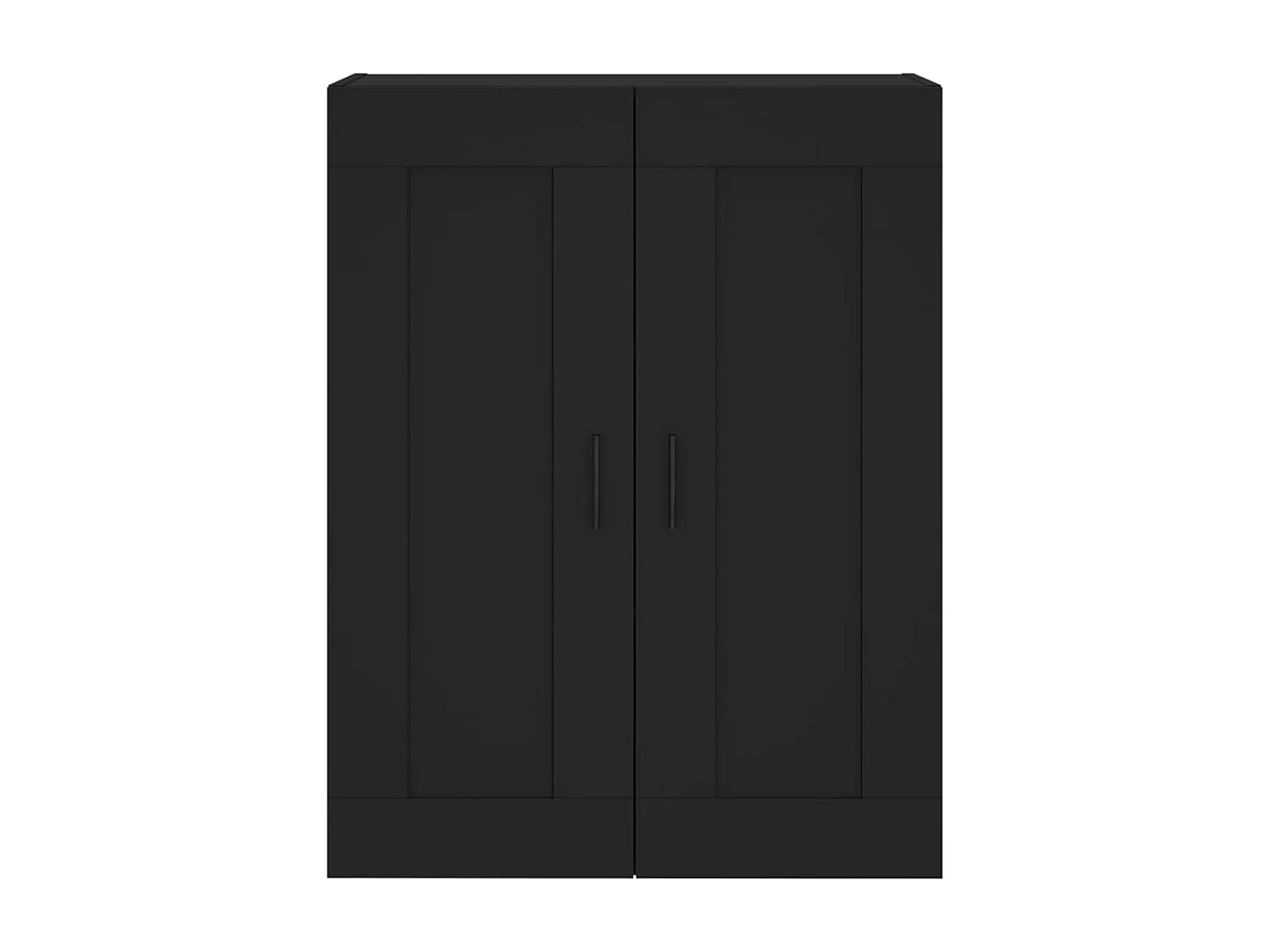 Armoire murale noir 69,5x34x90 cm bois d'ingénierie