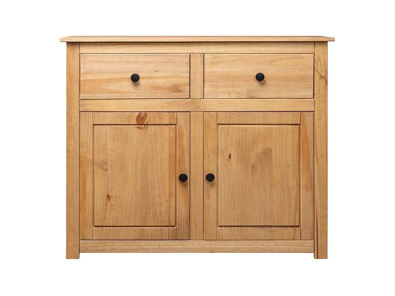 Buffet 93x40x80 cm Pin solide Assortiment Panama