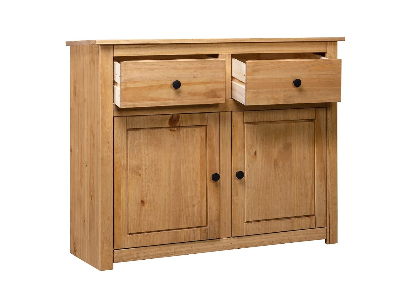 Buffet 93x40x80 cm Pin solide Assortiment Panama