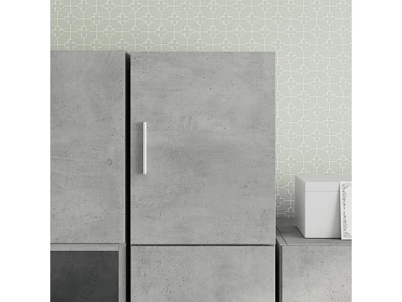 Betongrauer Wandschrank 30x42,5x40 cm Holzwerkstoff