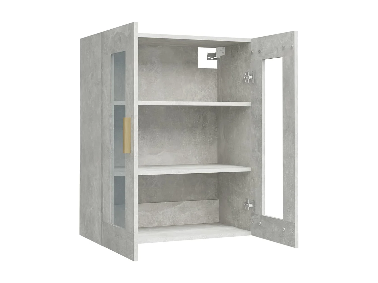 Armoire murale suspendue Gris béton 69,5x34x90 cm