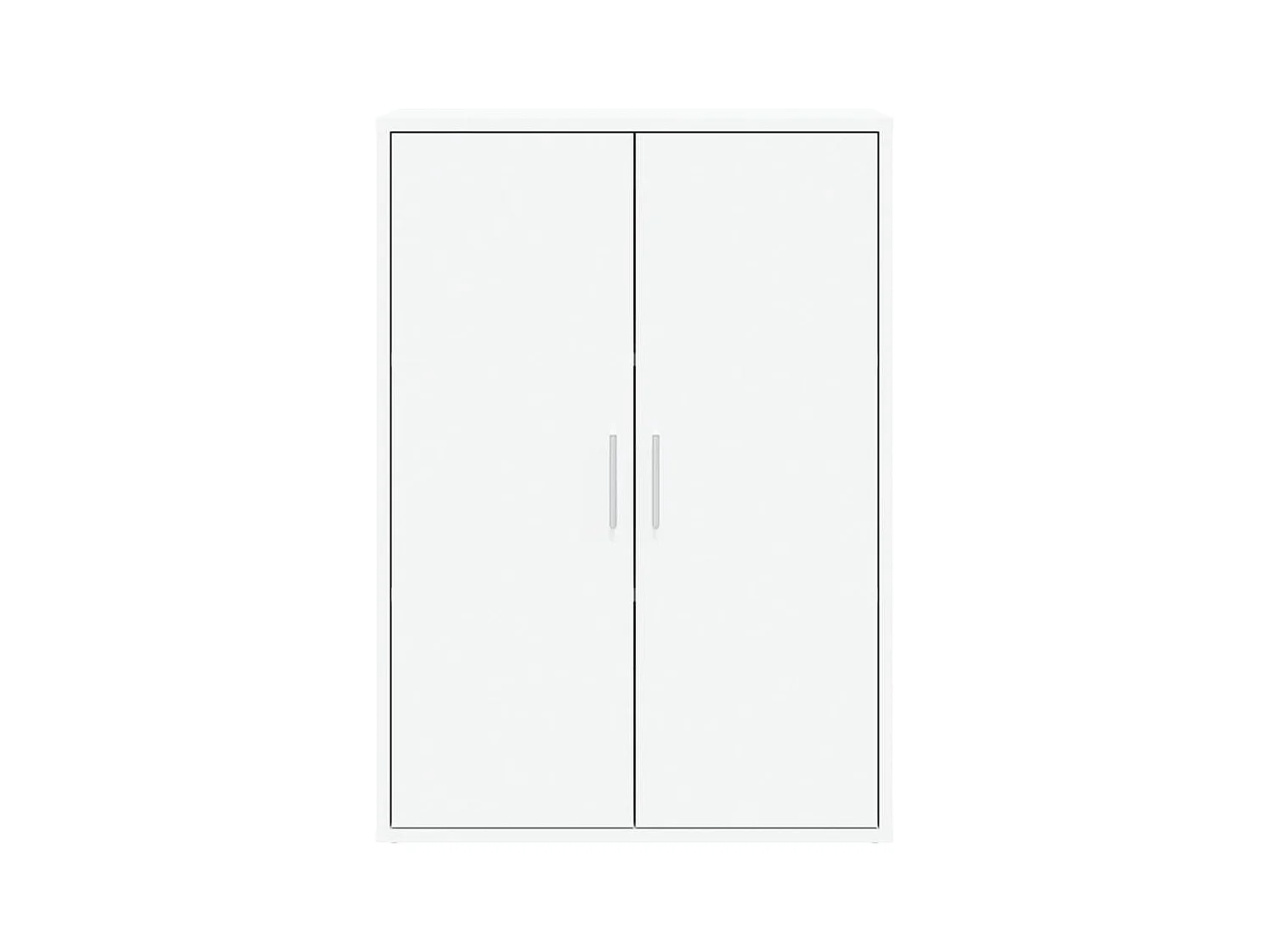 Buffet blanc 60x31x84 cm bois d'ingénierie