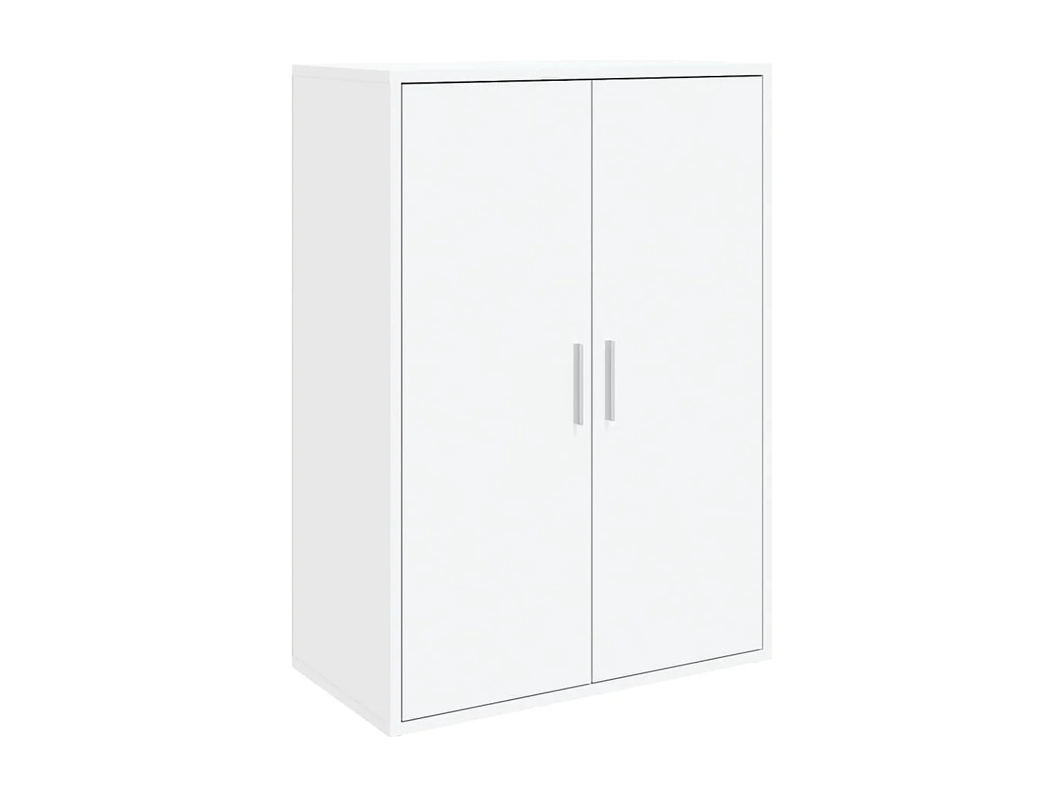 Buffet blanc 60x31x84 cm bois d'ingénierie