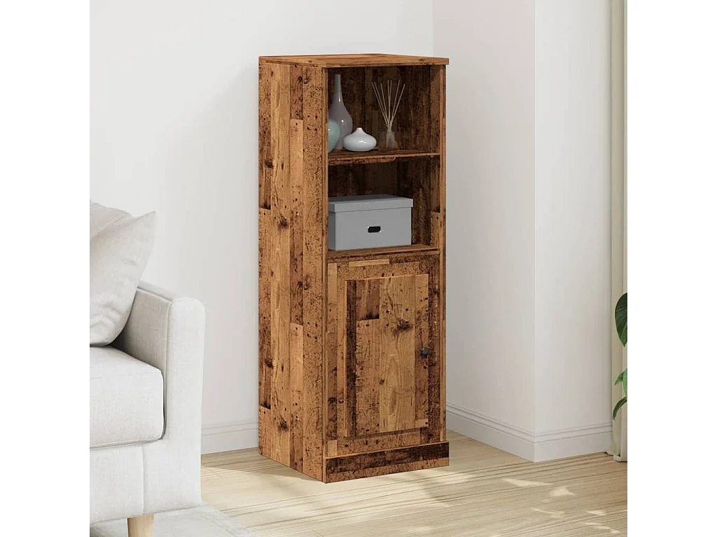 Hohes Sideboard Altholz 36x35,5x103,5 cm Holzwerkstoff