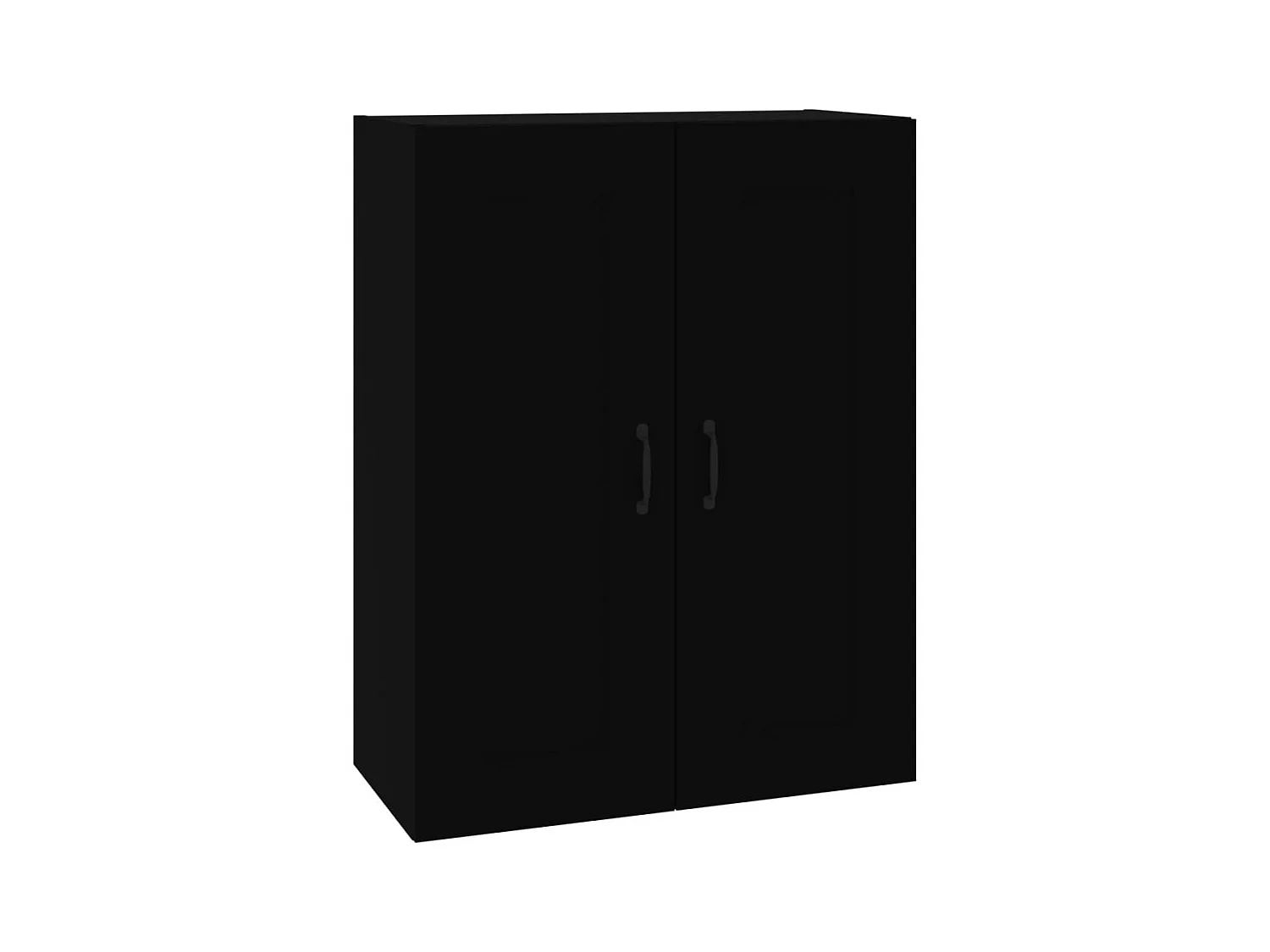 Armoire murale suspendue Noir 69,5x32,5x90 cm