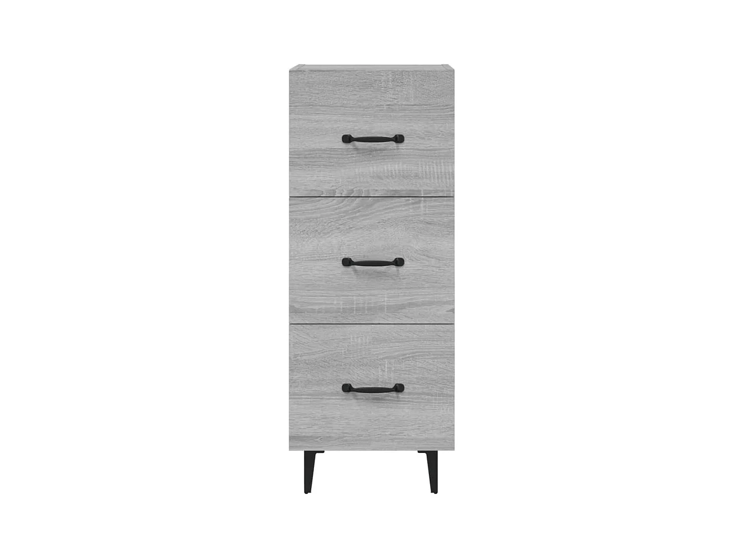 Buffet Sonoma gris 34,5x34x90 cm Bois d'ingénierie
