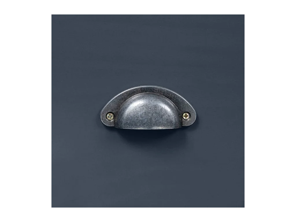 Buffet Hill Gris 125x40x80 cm Bois de pin solide