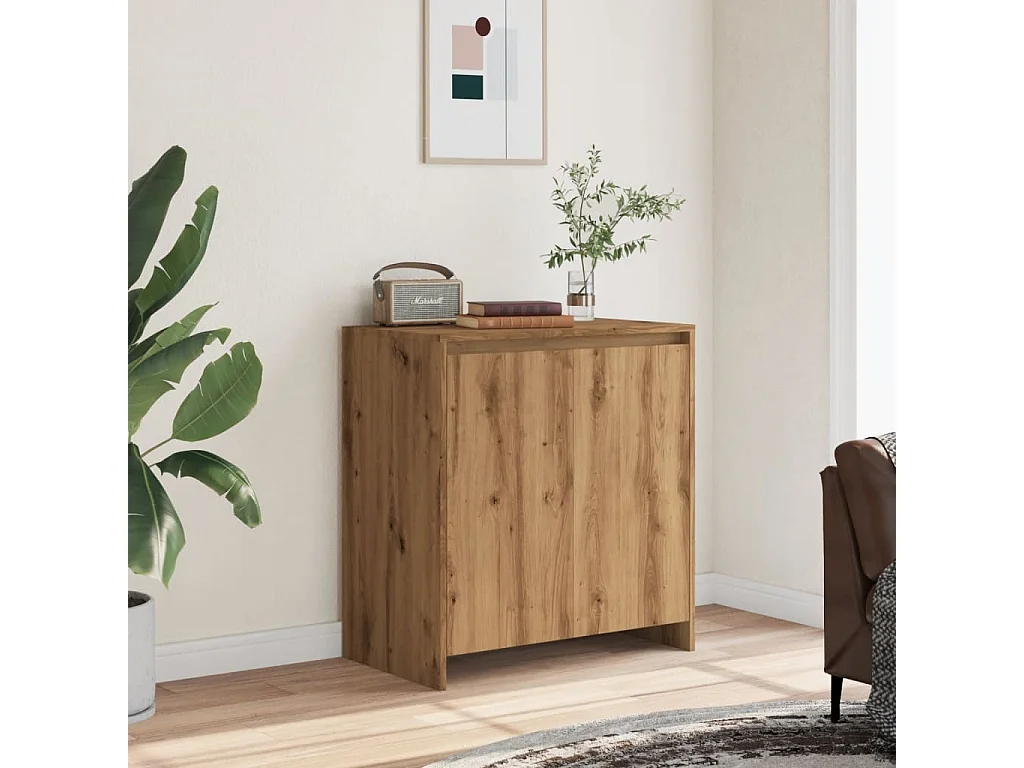 Credenza artigianale in rovere 70x41x75 cm in legno ingegnerizzato