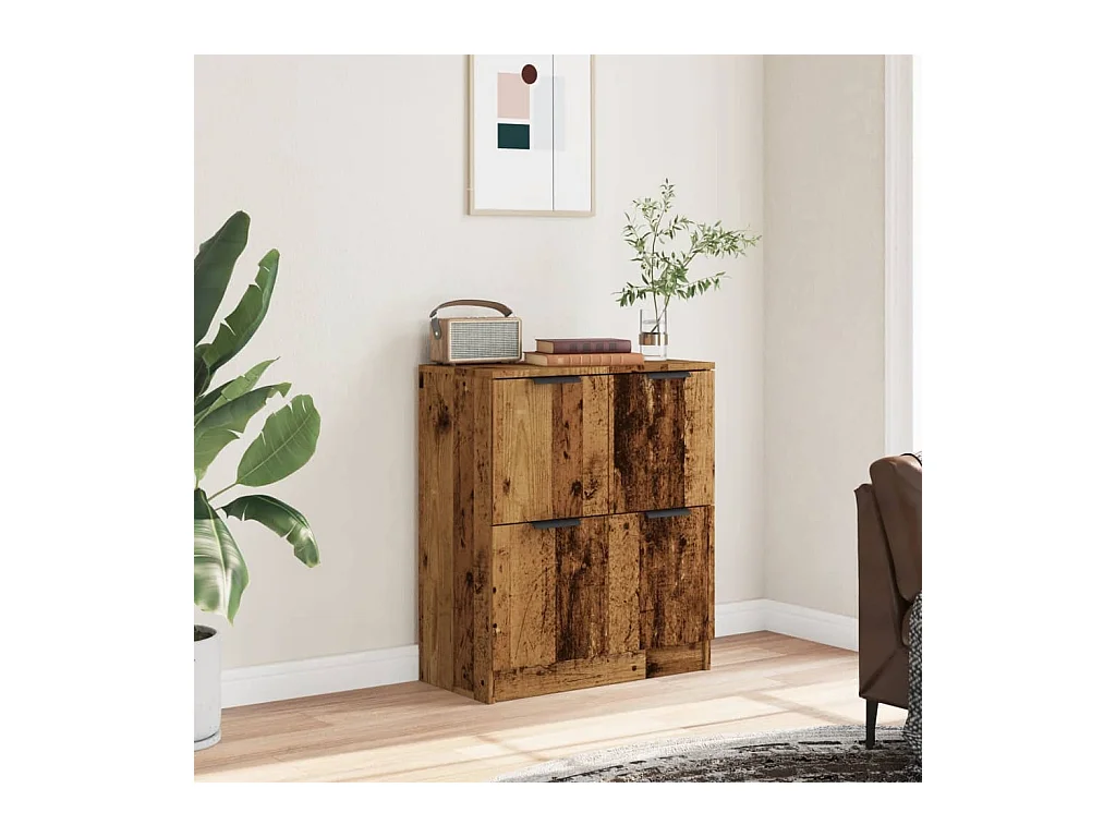 Credenza in legno antico 60x30x70 cm in legno ingegnerizzato