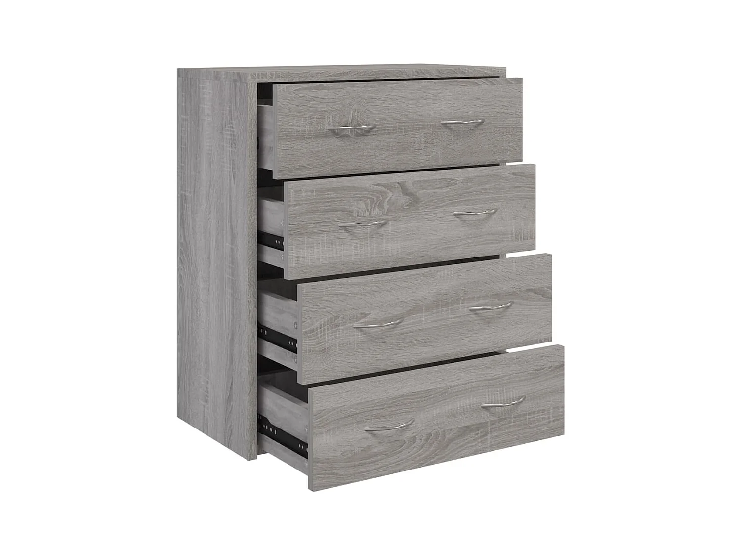 Buffet avec 4 tiroirs 60x30,5x71 cm Sonoma gris