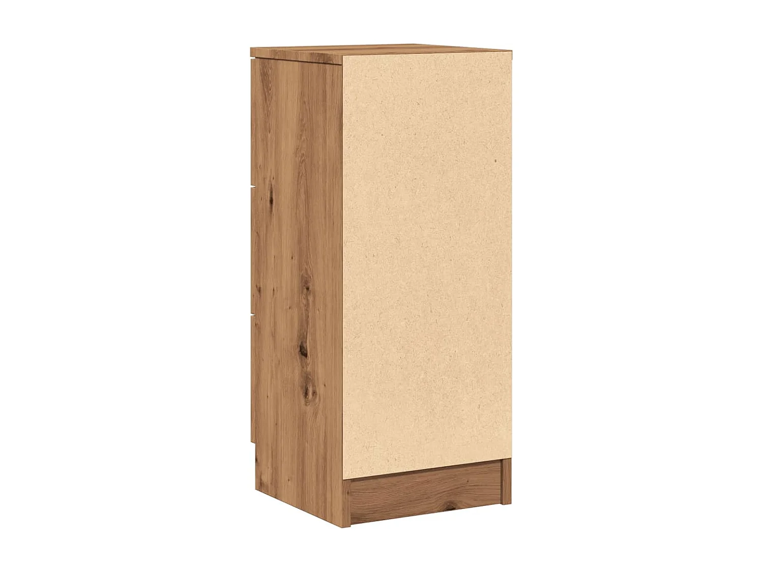 Buffet chêne artisanal 30x30x70 cm bois d'ingénierie