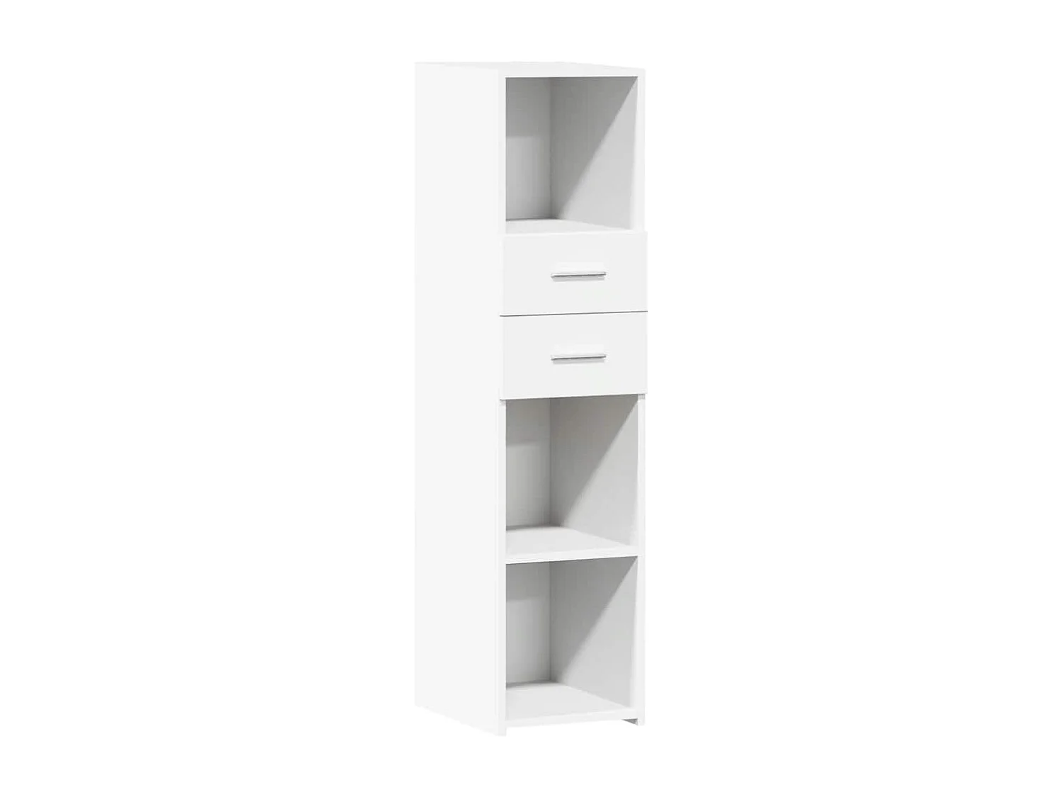 Buffet haut blanc 30x42,5x124 cm bois d'ingénierie