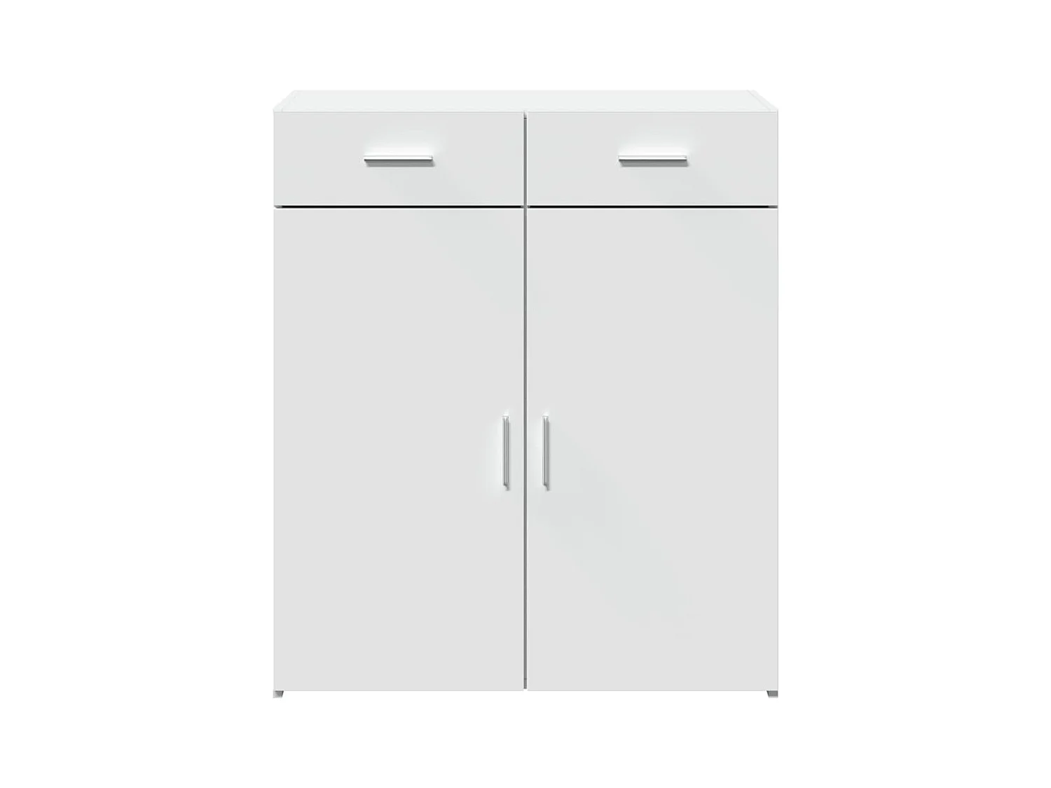 Buffet blanc 80x42,5x93 cm bois d'ingénierie