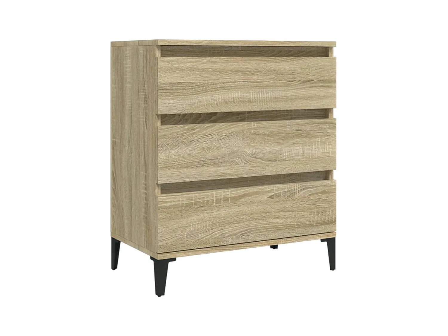 Sideboard aus Sonoma-Eiche, 60 x 35 x 70 cm, Holzwerkstoff