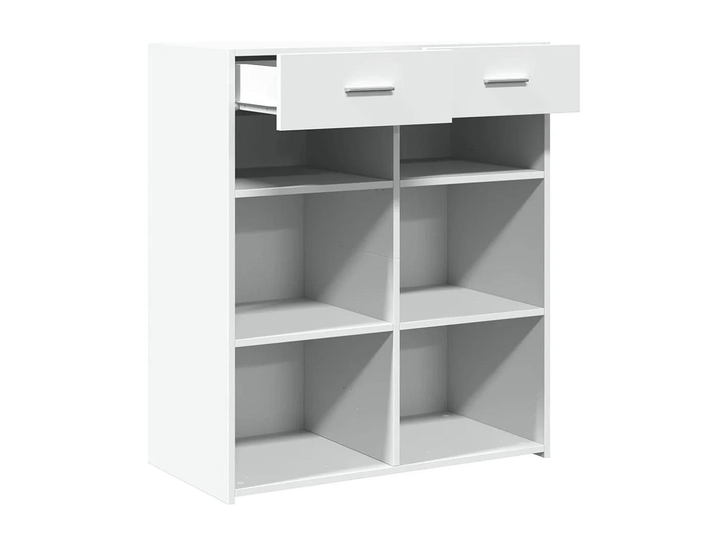 Buffet blanc 80x42,5x93 cm bois d'ingénierie