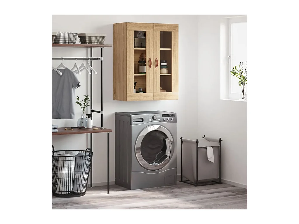 Armoire murale chêne sonoma 69,5x34x90 cm