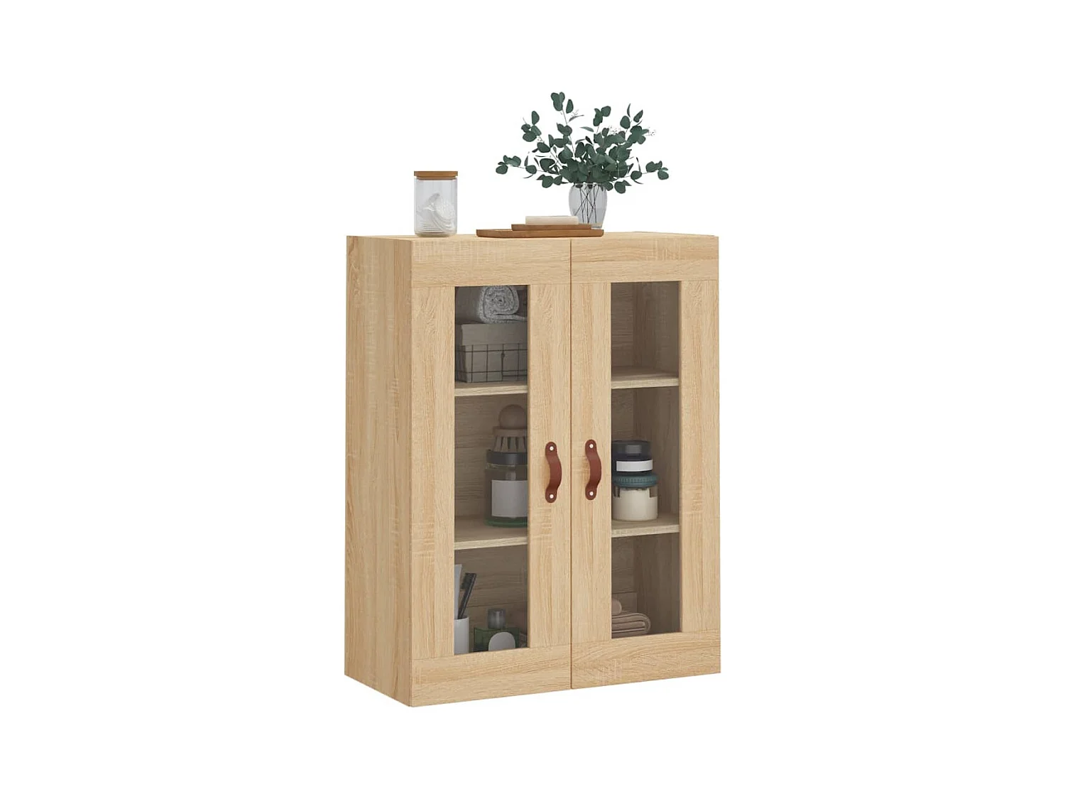Armoire murale chêne sonoma 69,5x34x90 cm