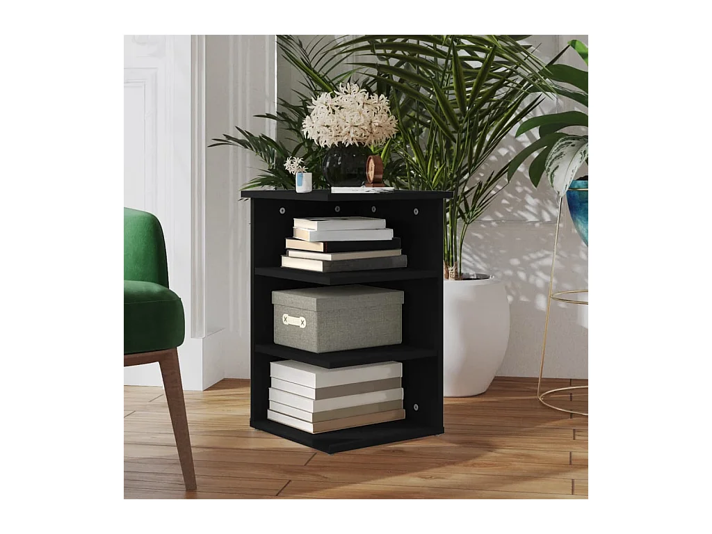 Armoire latérale Noir 35x35x55 cm Aggloméré