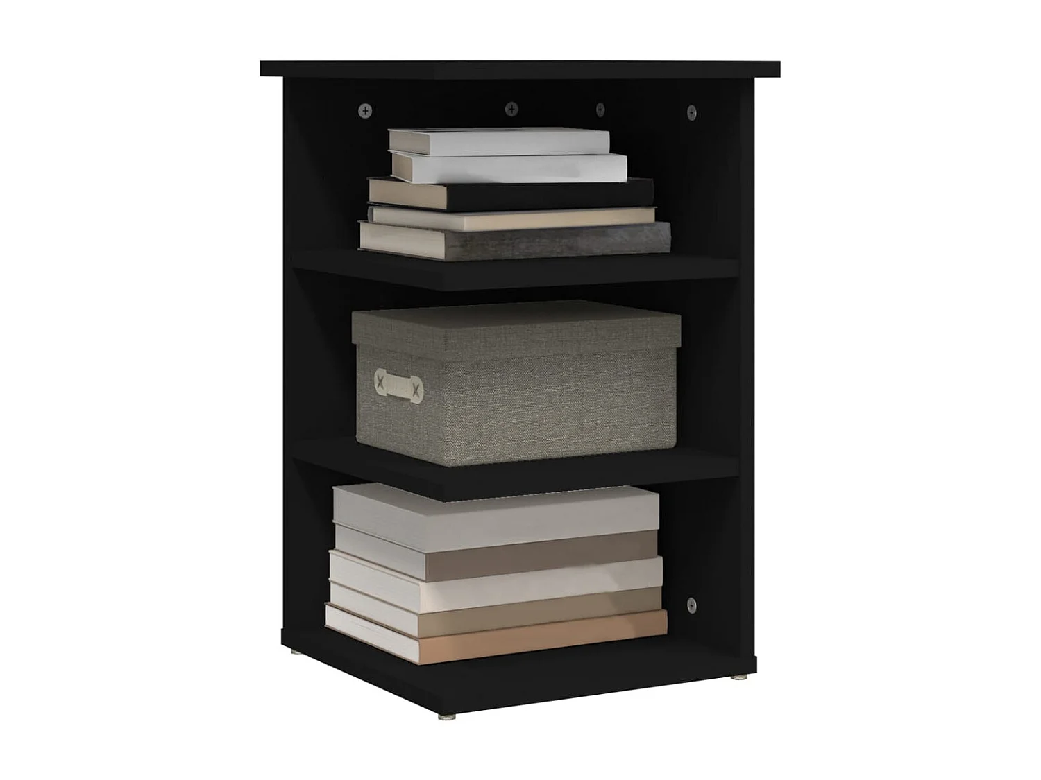 Armoire latérale Noir 35x35x55 cm Aggloméré