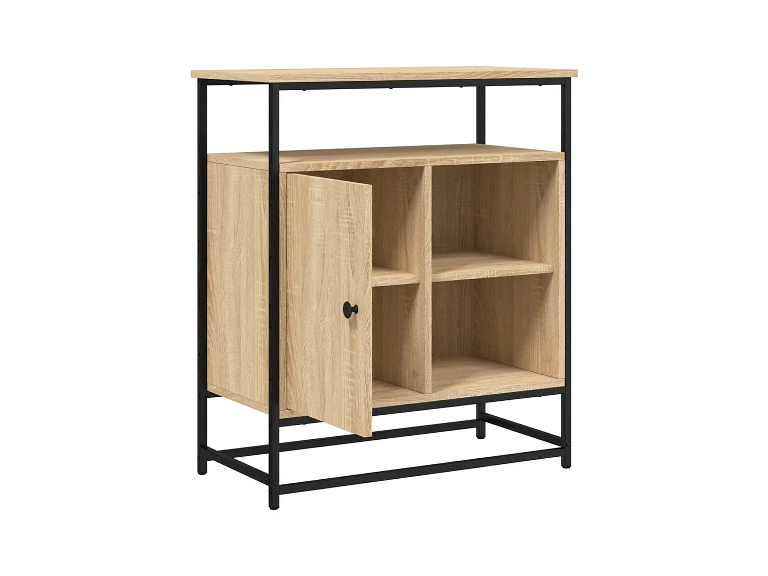 Buffet chêne sonoma 69x35x80 cm bois d'ingénierie