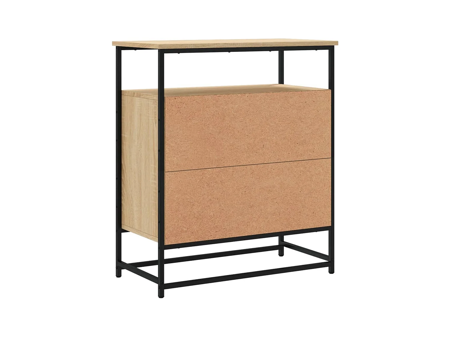 Buffet chêne sonoma 69x35x80 cm bois d'ingénierie