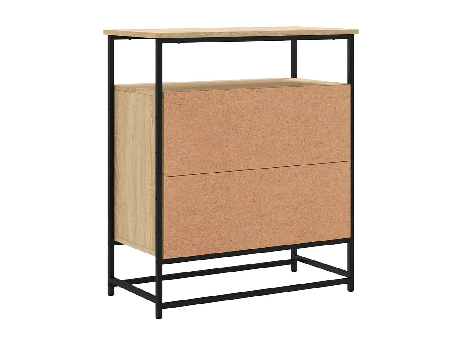 Buffet chêne sonoma 69x35x80 cm bois d'ingénierie