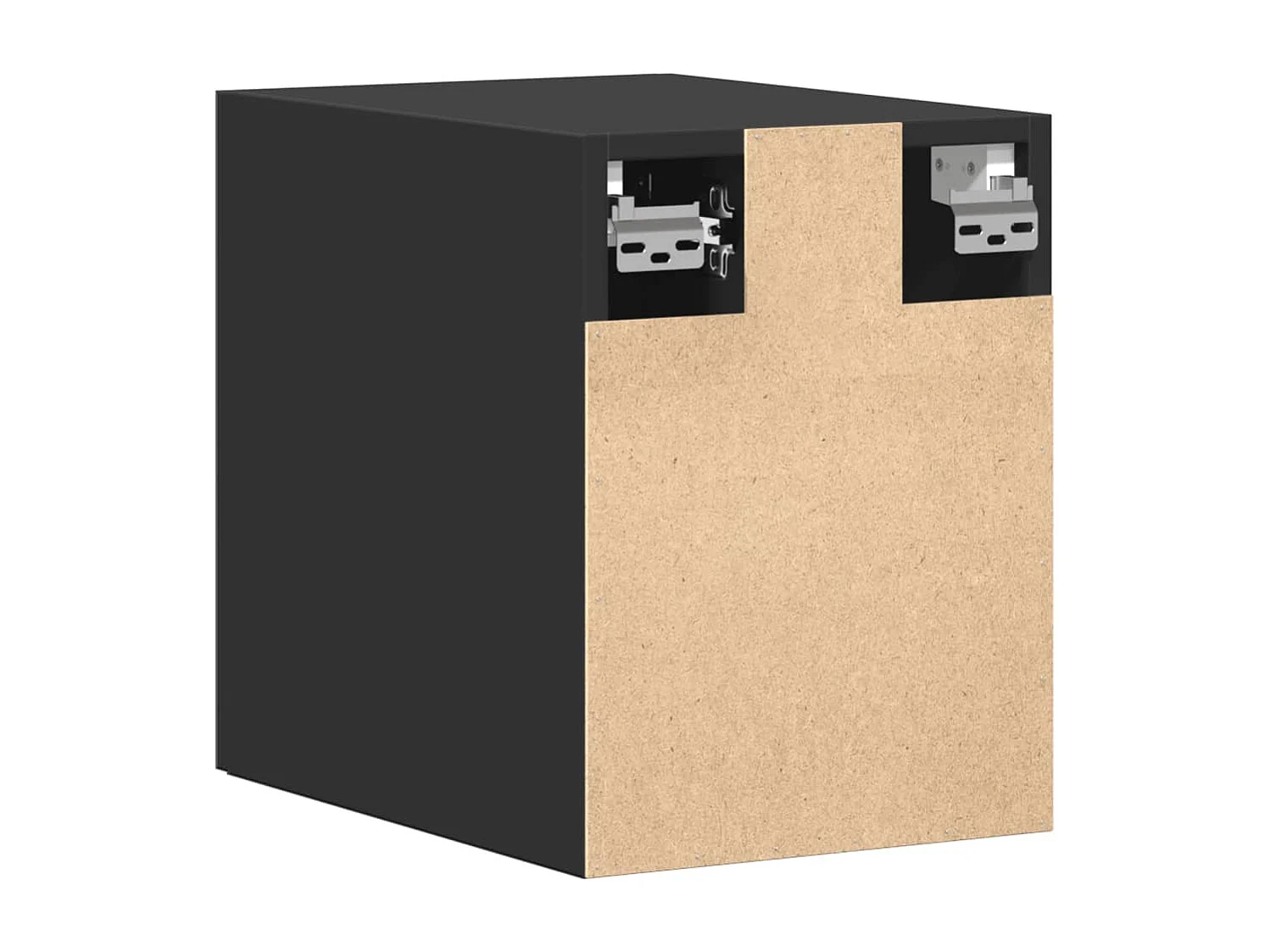 Armoire murale noir 30x42,5x40 cm bois d'ingénierie