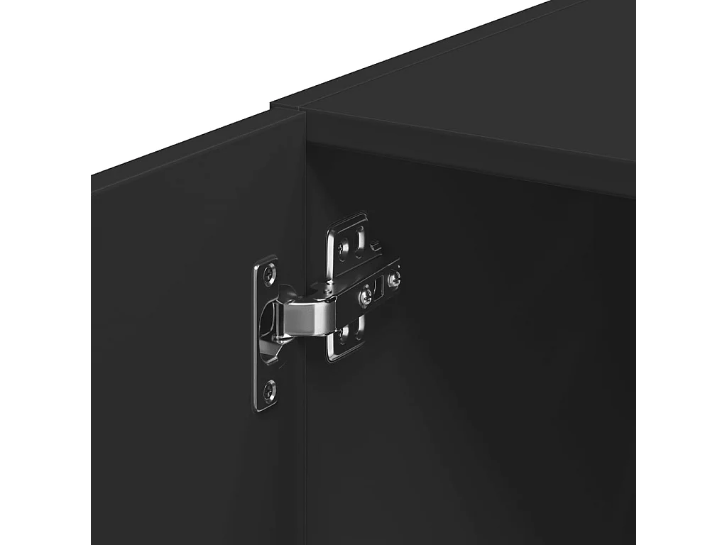 Armoire murale noir 30x42,5x40 cm bois d'ingénierie