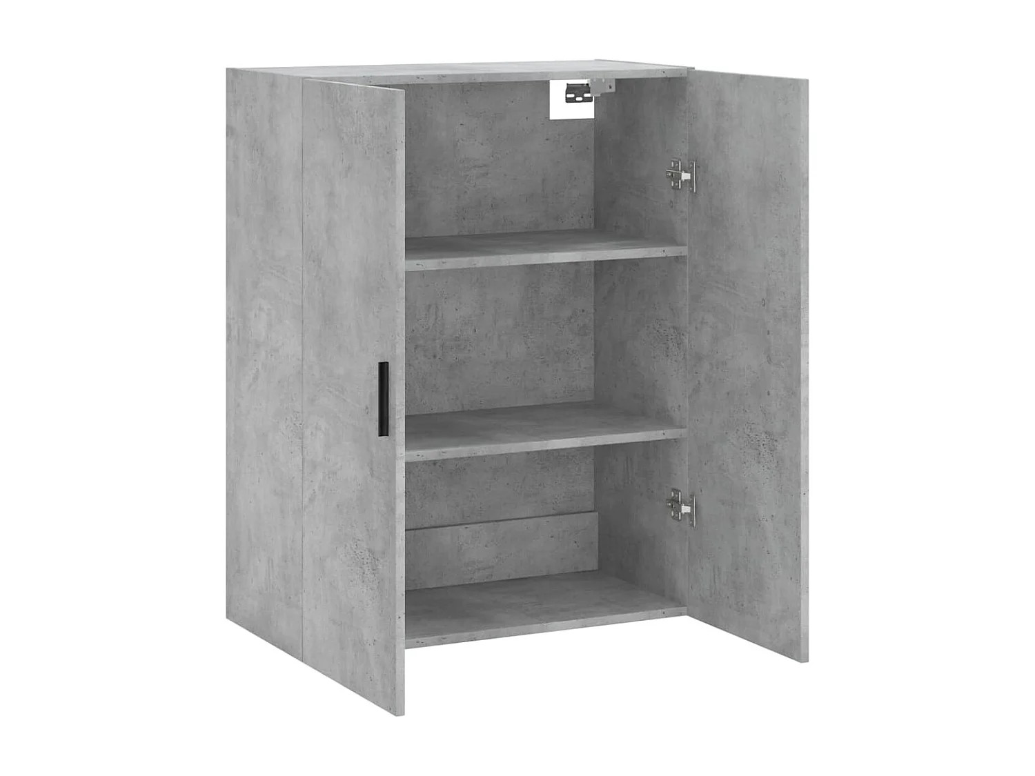 Armoire murale gris béton 69,5x34x90 cm