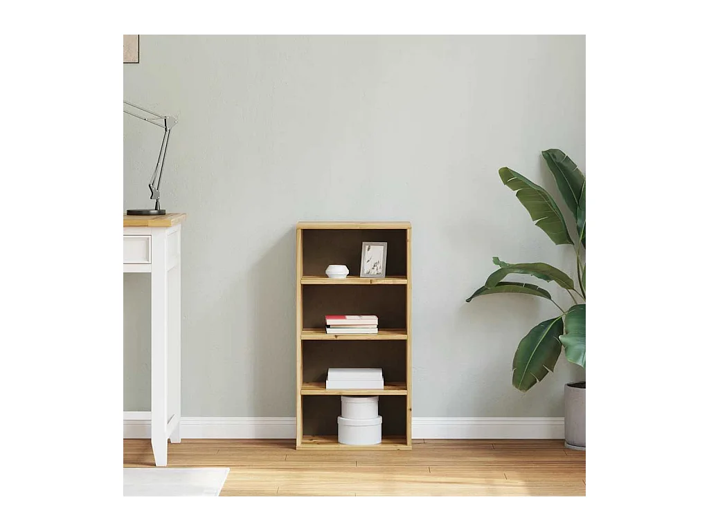 Armoire latérale ODDA 40x24x79 cm bois massif pin