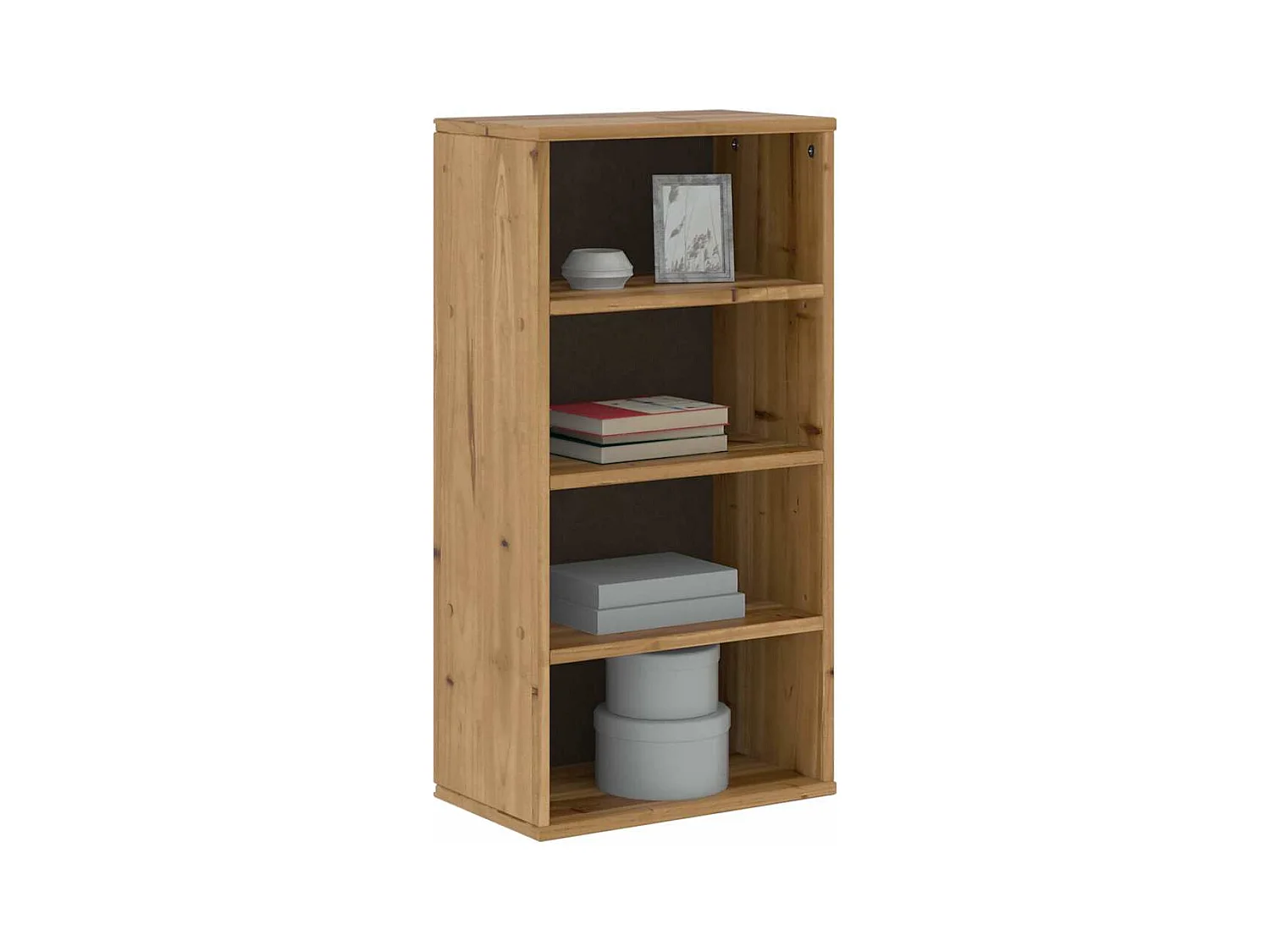 Armoire latérale ODDA 40x24x79 cm bois massif pin