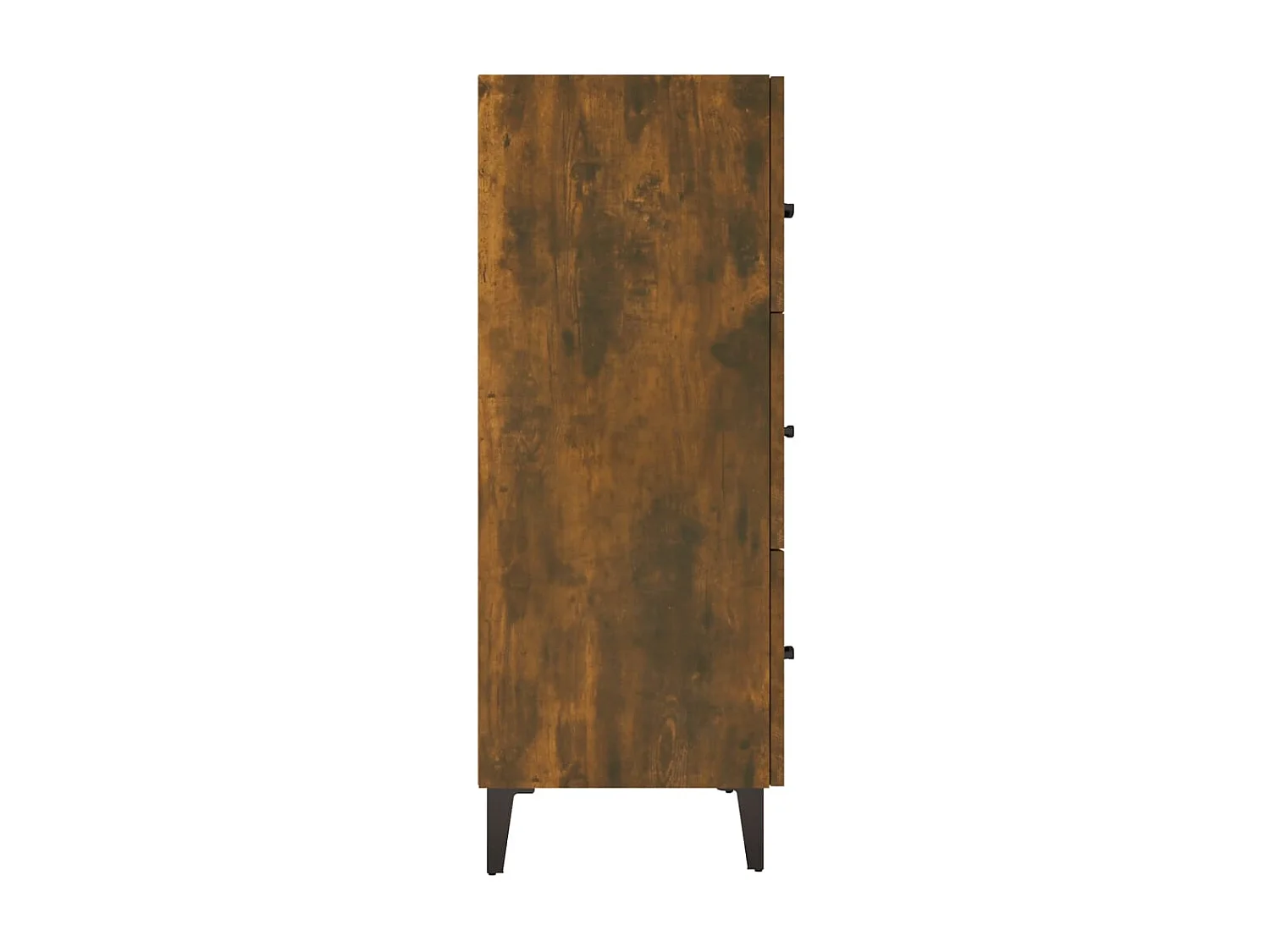 Buffet chêne fumé 69,5x34x90 cm bois d'ingénierie