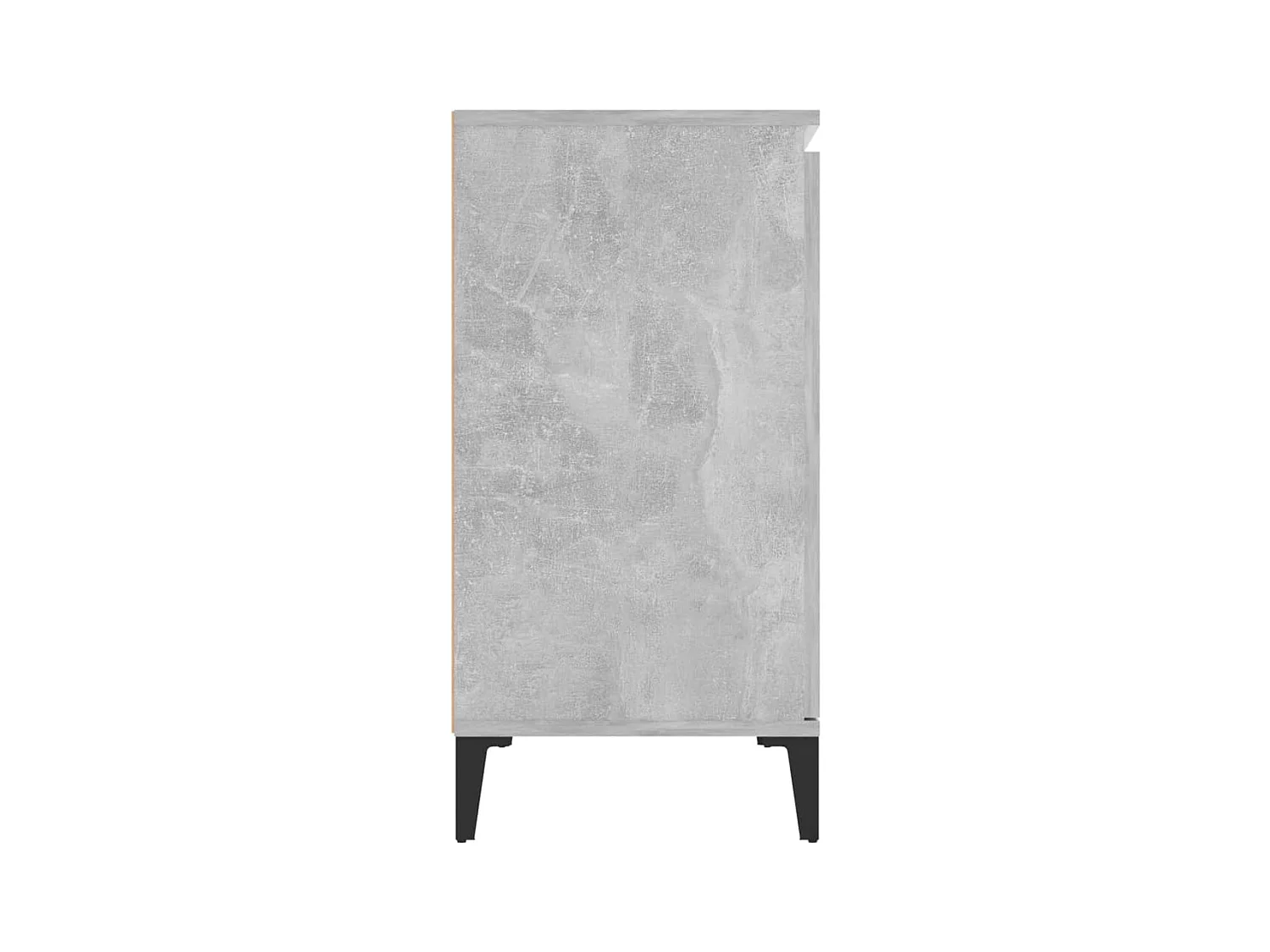 Buffet gris béton 104x35x70 cm bois d'ingénierie