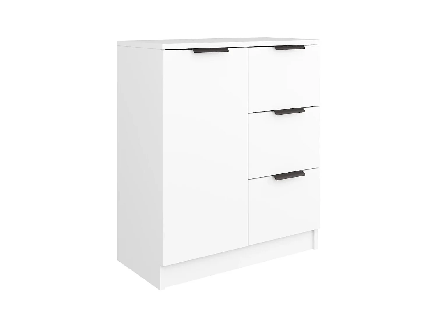 Buffet Blanc 60x30x70 cm Bois d'ingénierie