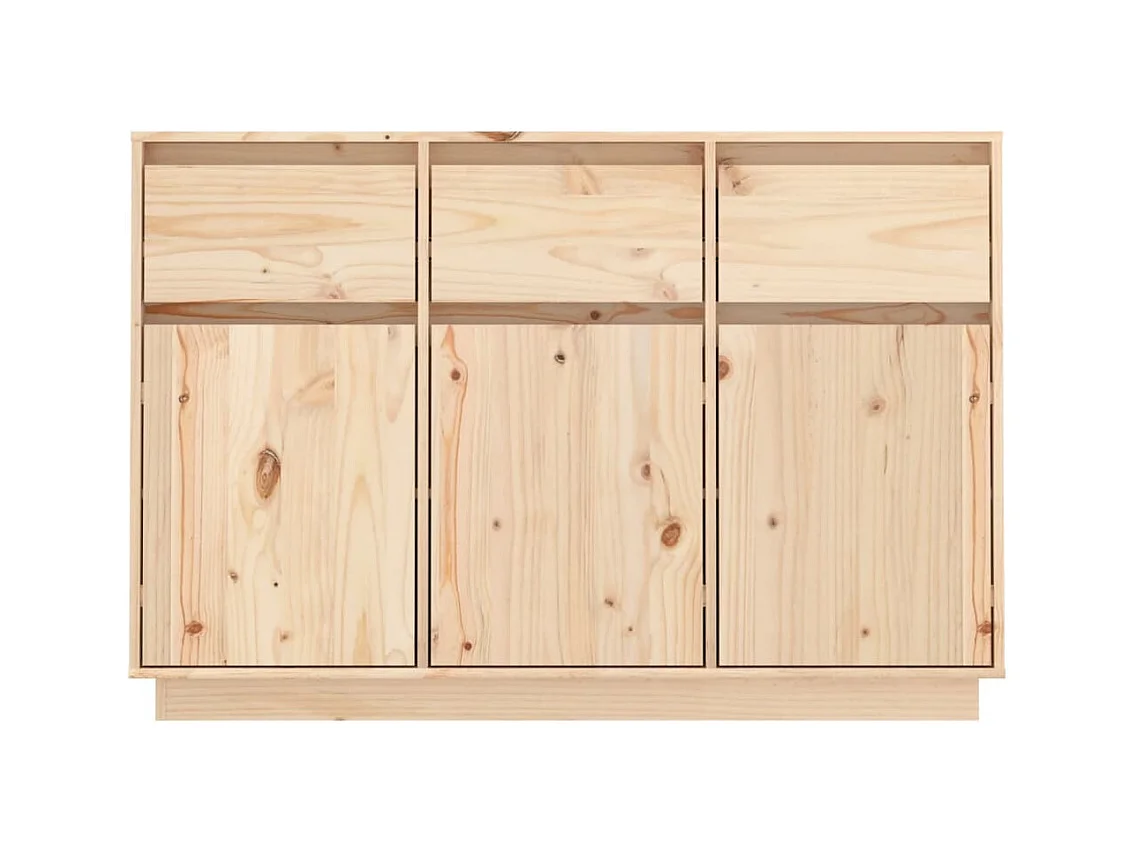 Buffet 110x34x75 cm Bois massif de pin
