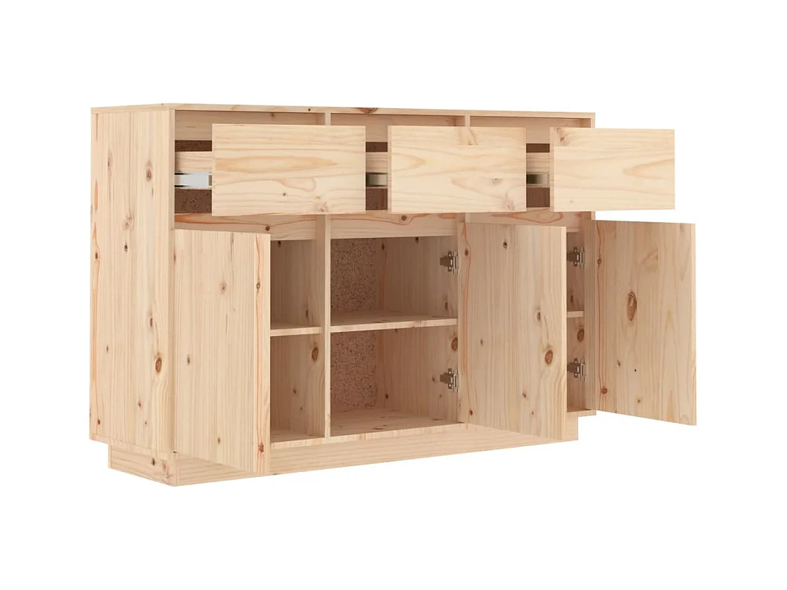 Buffet 110x34x75 cm Bois massif de pin
