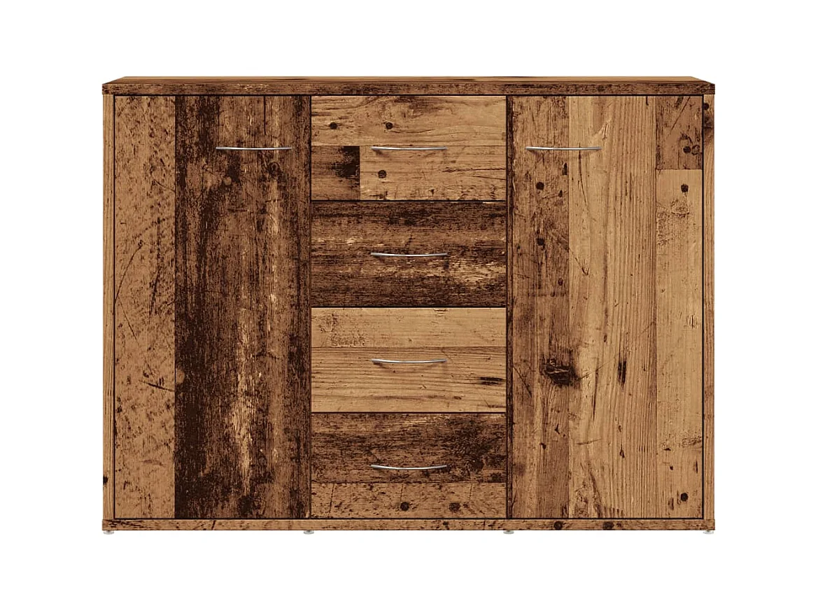 Buffet vieux bois 88x30x64 cm bois d'ingénierie