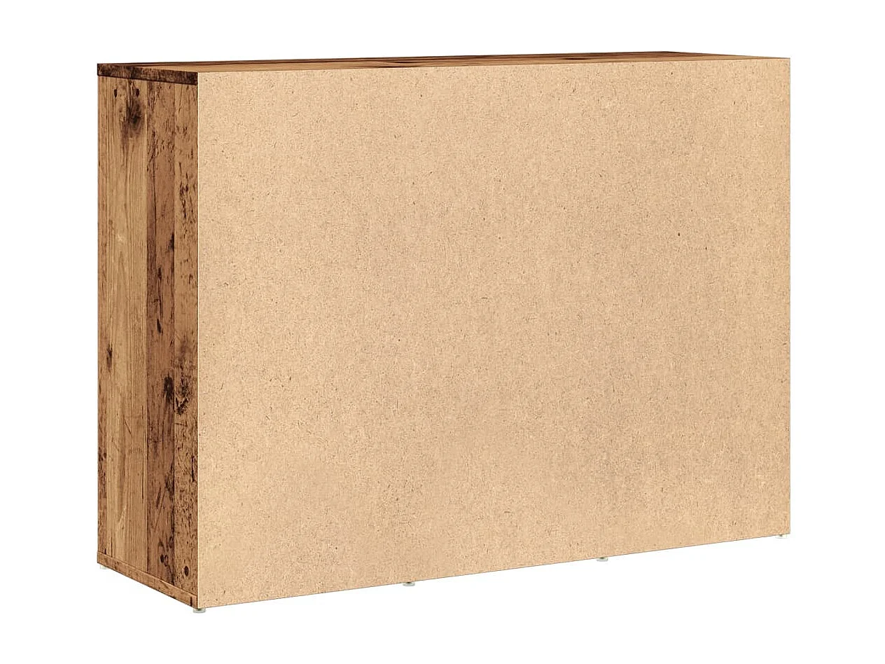 Buffet vieux bois 88x30x64 cm bois d'ingénierie