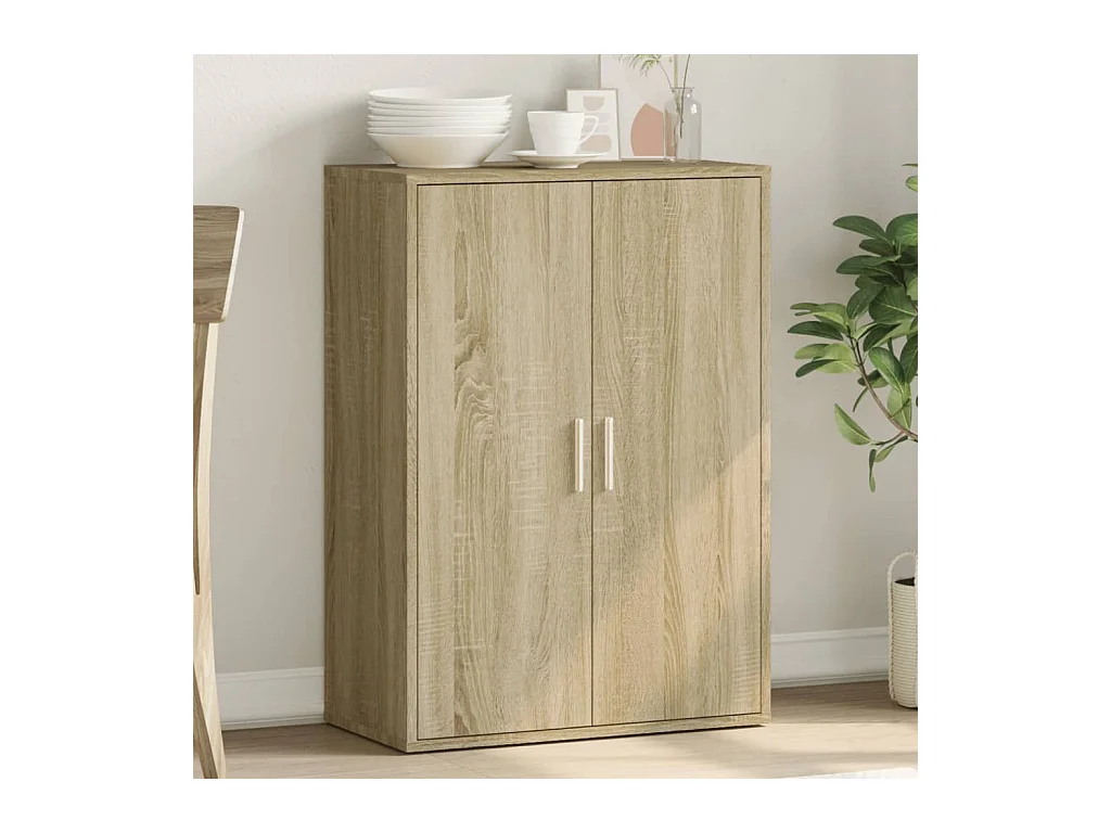 Buffet chêne sonoma 60x31x84 cm bois d'ingénierie